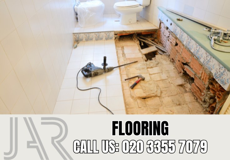 Bathroom Flooring Installation by Worcesterpark Bathroom Fitters